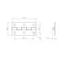 Adam Hall 2602 Medium Duty Butt Hinge