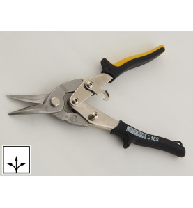 Ръчна ножица за рязане на ламарина и метални листове Bessey D16S - Права