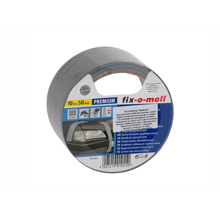 Водоустойчива лепенка за ремонтиране Fix-o-moll Power Tape - 10 м х 50 мм, Сребрист