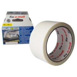 Водоустойчива лепенка за ремонтиране Fix-o-moll Power Tape - 10 м х 50 мм, Бял