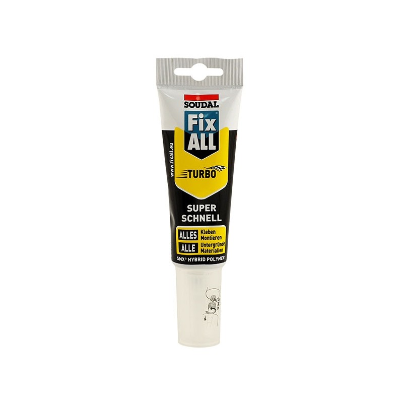 Soudal Fix All Turbo Super Fast Adhesive Sealant - 125 ml