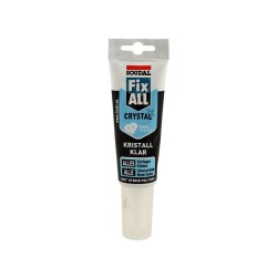Кристално прозрачно лепило Soudal Fix All Crystal - 125 мл