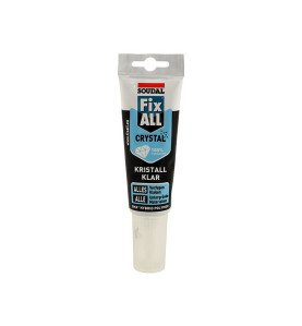Кристално прозрачно лепило Soudal Fix All Crystal - 125 мл