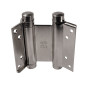 IBFM Double Acting Spring Hinges Set - 100 mm, Nickel, Up to 22 kg doors