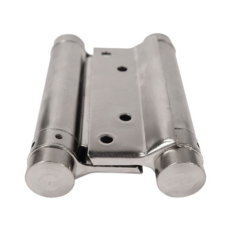 IBFM Double Acting Spring Hinges Set - 100 mm, Nickel, Up to 22 kg doors