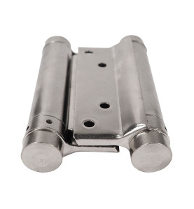 IBFM Double Acting Spring Hinge - 100 mm, Nickel, Up to 22 kg doors