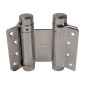 IBFM Double Acting Spring Hinges Set - 75 mm, Nickel, Up to 15 kg doors
