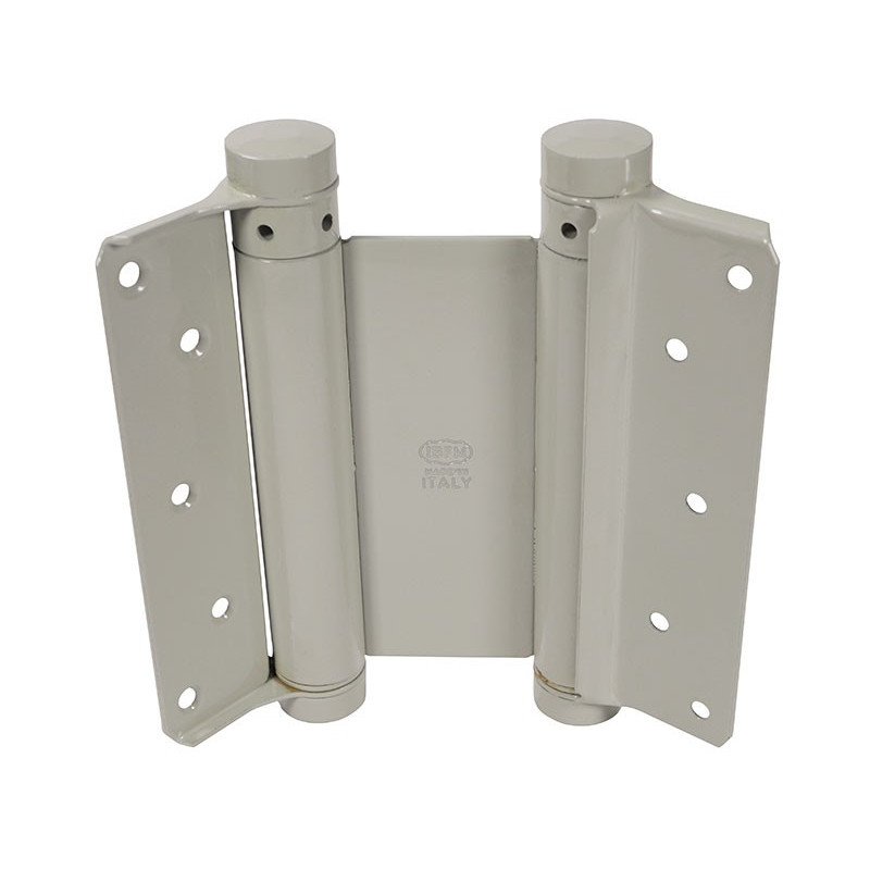 IBFM Double Acting Spring Hinges Set - 150 mm, Powder coated, Up to 40 kg doors