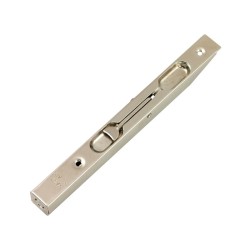 IBFM Flush Bolt With Staple For Wooden Doors - 150 mm, Nickel