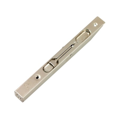 IBFM Flush Bolt With Staple For Wooden Doors - 150 mm, Nickel