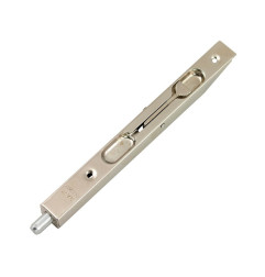 IBFM Flush Bolt With Staple For Wooden Doors - 150 mm, Nickel