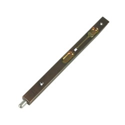 IBFM Flush Bolt With Staple For Wooden Doors - 200 mm, Bronze