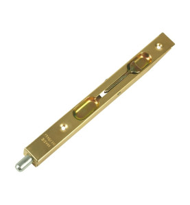 IBFM Flush Bolt With Staple For Wooden Doors - 150 mm, Gold