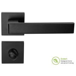 Forme Fashion Asti Interior Door Handles - For WC, Matt Black