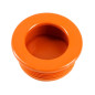 T35 Plastic Sliding Door Handle - 35 mm, Orange