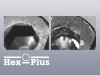Wera Hex-Plus осигурява по-голяма контактна площ в длъбнатината на винта