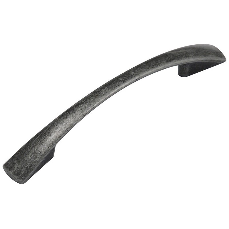 KAMA 1052 Furniture Handle - 96 mm, Scratched Old Silver