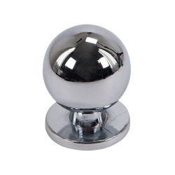 KAMA 8125L Furniture Handle - 25 mm, With Screw, Chrome