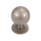 KAMA 8125S Furniture Handle - 19 mm, With Screw, Matt Nickel
