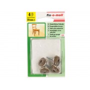 Fix-o-moll Parquet-gliders With Screw - ∅20 mm, 4 pc