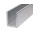 U-shaped Aluminium Profile For 8 mm Glass - 3,0 meters