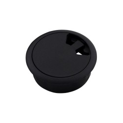 Plastic Cable Rosette - ∅60 mm, Black