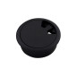 Plastic Cable Rosette - ∅60 mm, Black