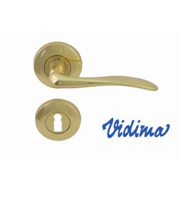Дръжки за врати Vidima Sirius - обикновен ключ, месинг