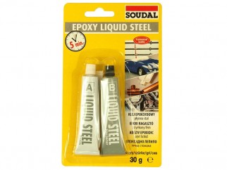 Епоксидно лепило течна стомана Soudal Epoxy Liquid Steel