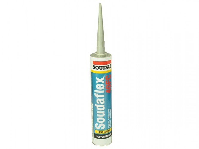 Soudal Soudaflex 40 FC Polyurethane Sealant - 310 ml, Grey