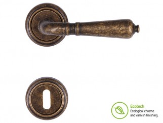 Дръжки за интериорни врати Forme Vintage Antik - Античен бронз, За обикновен ключ