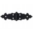 DMX ZTSD Decorative Hinge - 150 x 35 mm, Black