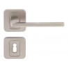 Pem Interior Door Handles - Standard Key, Matt Nickel
