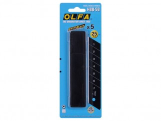Резци (режещи пластини) за макетни ножове OLFA Excel Black HBB - 25 мм