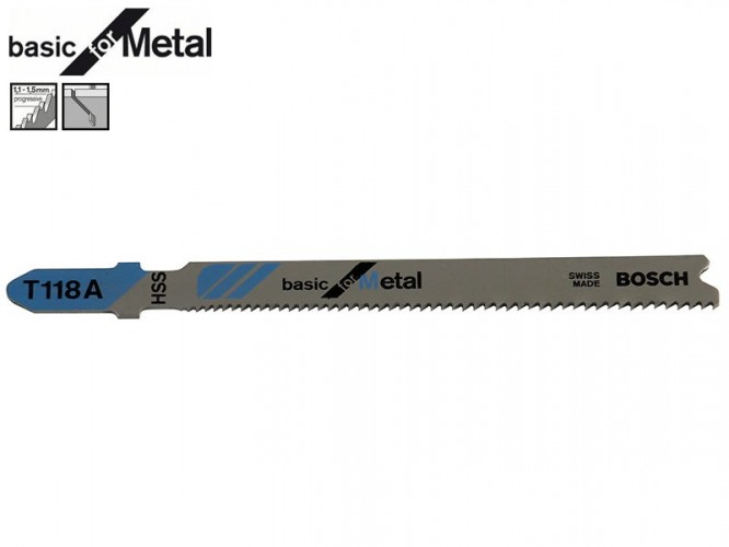 Bosch Basic for Metal T118A Jigsaw Blade