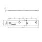 DMX LW 100 Straight Metal Plate - 97.5 х 15 mm