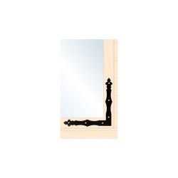 DMX NAD 1 Decorative Door Angle - 150 x 150 x 25 mm