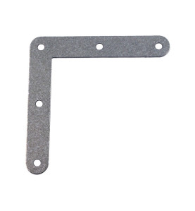 Плоска метална ъглова планка - 100 x 100 мм