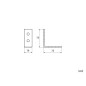 KAMA SC04 Metal Angle Bracket - 75 x 75 x 16 mm