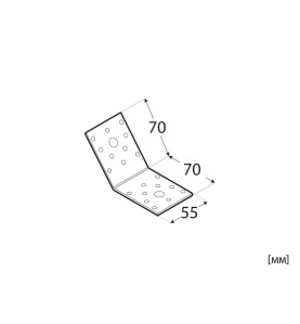 KLR 2 Metal Angle Bracket - Scheme
