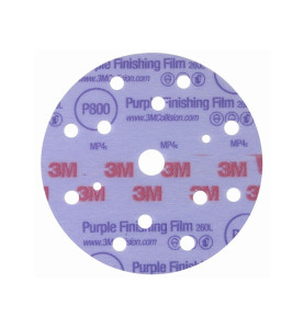 3M 260L Hookit Abrasive Velcro Film Discs, P800 - P1500 - Front