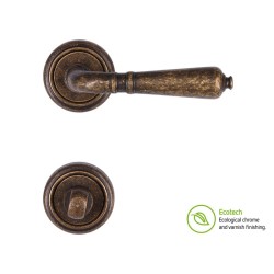 Дръжки за интериорни врати Forme Vintage Antik - За WC, Античен бронз