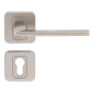 Pem Interior Door Handles - For Cylinder, Matt Nickel