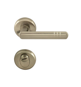 Wega Door Handle - For WC, Inox