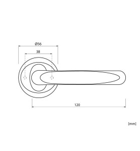 Regulus Door Handle - scheme