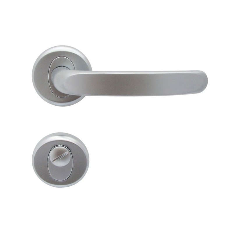 Regulus Interior Door Handles - WC, Matt Chrome