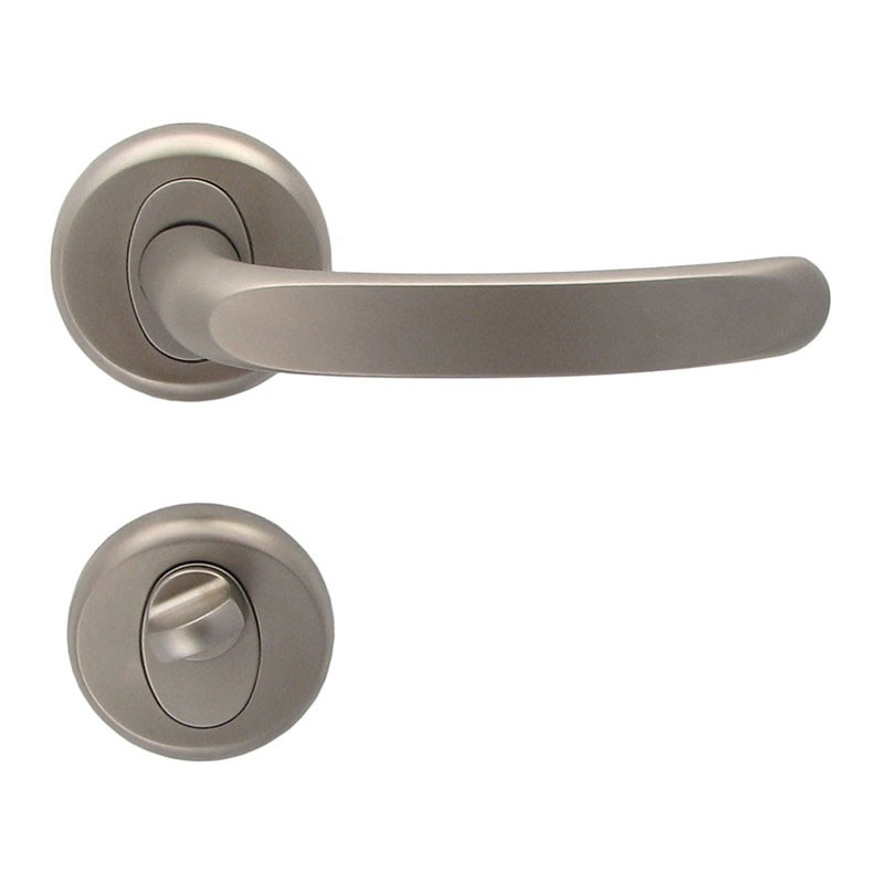 Regulus Interior Door Handles - WC, Matt Nickel