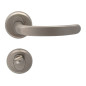 Regulus Interior Door Handles - WC, Matt Nickel