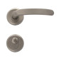 Regulus Interior Door Handles - WC, Matt Nickel