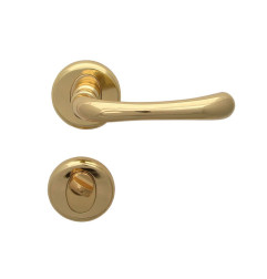 Draco Door Handle - For WC, Gold